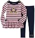 Juicy Couture Toddler Girls' Tunic Legging Set, Pink Daisy/Medieval Blue, 3T