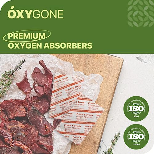 image for OXYGONE 500 CC [100 Packets] Premium Oxygen Absorbers for Food Storage