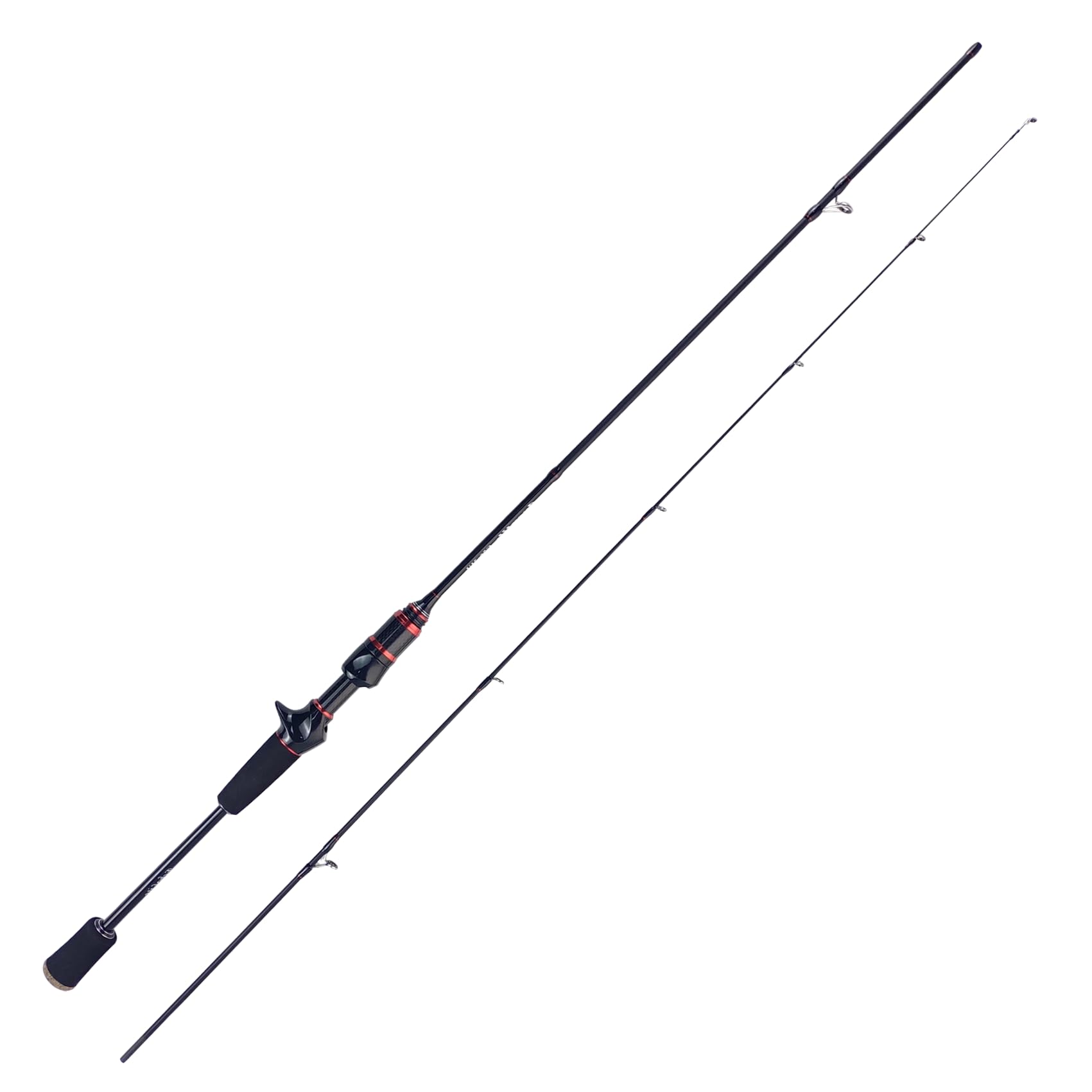 Aventik EchoLite Fishing Rod Ultralight Bass Fishing Pole with Lure 2-8g High Carbon UL Trout Spinning Casting Rod Line Weight 2-6LB