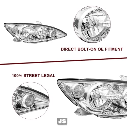 Image of JSBOYAT Headlight Assembly Fits for 2005 2006 Toyota Camry LE XLE SE