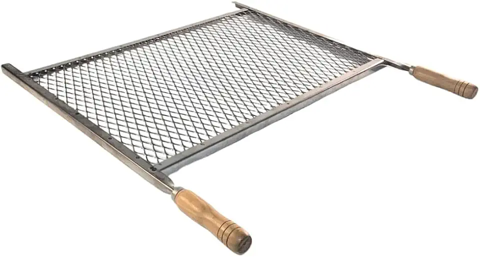 Grelha Para Churrasqueira Em Tela Goyana Aço Inox 60x40