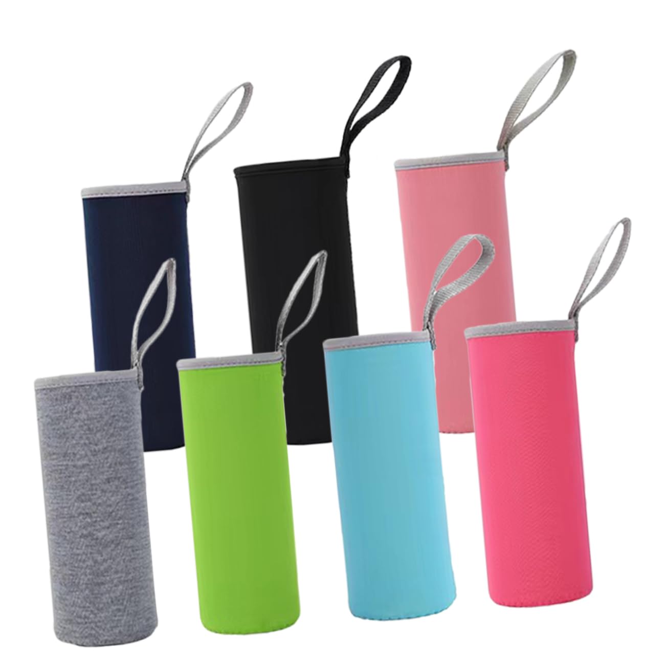 ULTECHNOVO 35 Piezas Fundas Aislantes para Botella y Taza Protector Antideslizante y Térmico Compatible para Botella Térmica y Vaso