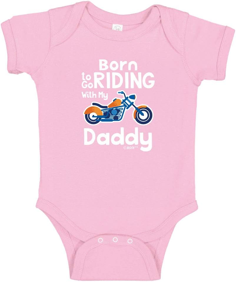 Born to Go Riding with Daddy Motorcycle Bodysuit