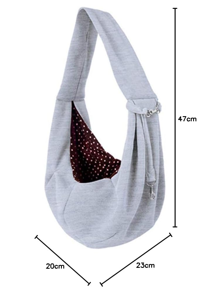 BUYGOO Borsa da Viaggio per Cani Trasportino da Passeggio, Trasportini Tracolle Animali Trasportino a Tracolla Reversibile Borsa, Portante Borsa da Viaggio Lavabile, Ideale per Cani o Gatti Piccola
