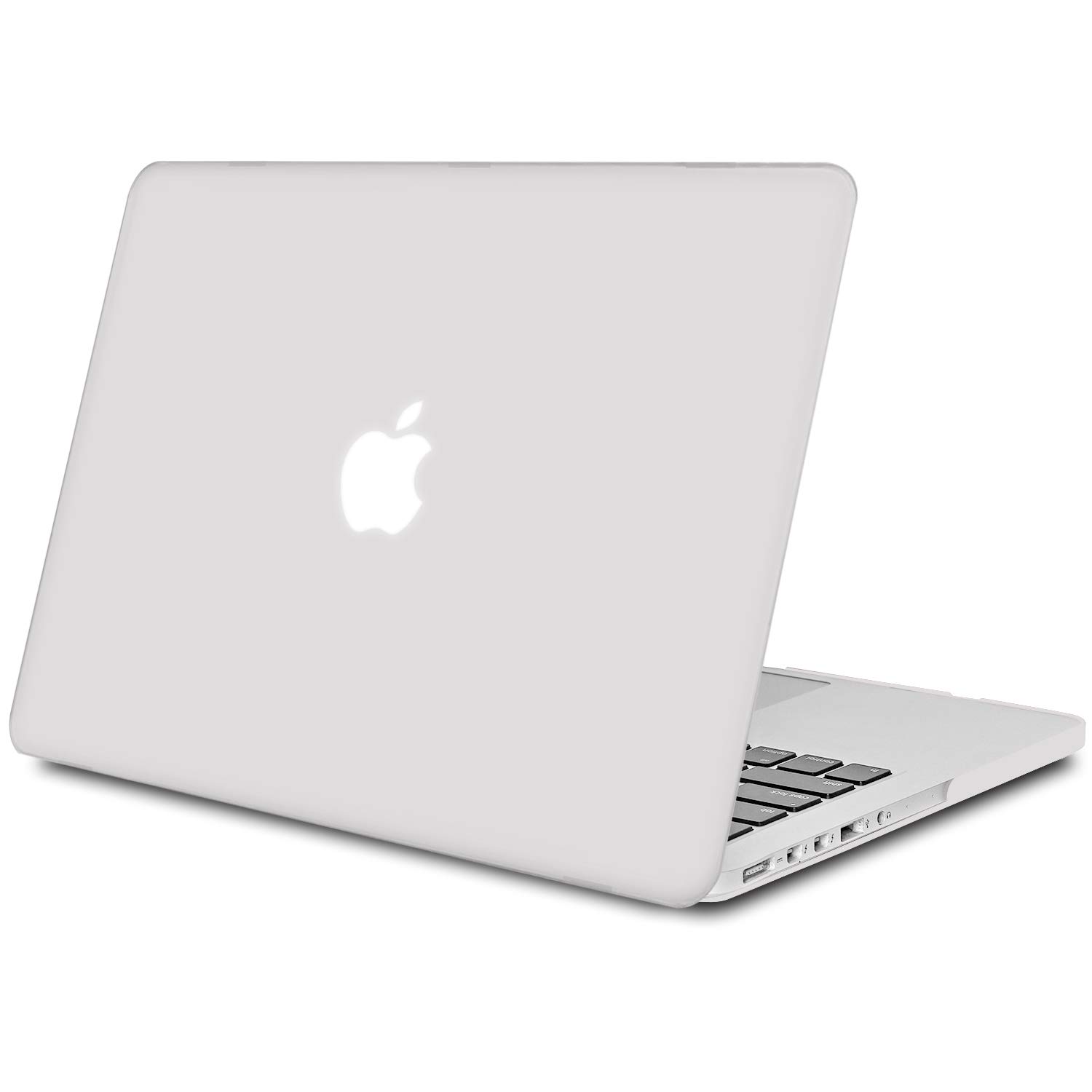TECOOL Cover compatibile con MacBook Pro 13 Pollici Retina 2015 2014 2013 fine 2012 (A1502 A1425), Custodia Rigida Protettiva Sottile in Plastica e Copritastiera UE, Blanco Escarcha