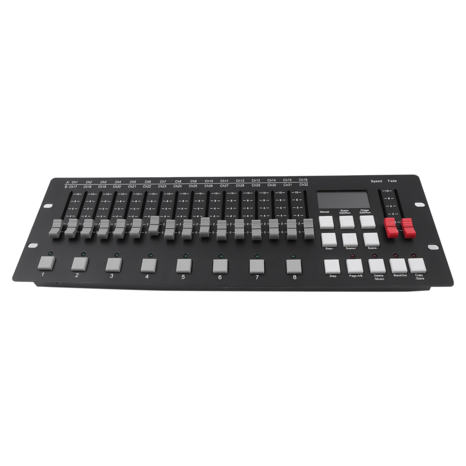 DMX-Controller, Dmx512-Konsole, Controller-Panel verwenden 256 Kanäle DMX-Lichtsteuerpult Steuerung, um Programm der Bühne Beleuchtung laufen zu bearbeiten für DJs, Bühnen, Diskotheken, Nachtclubs, Pa
