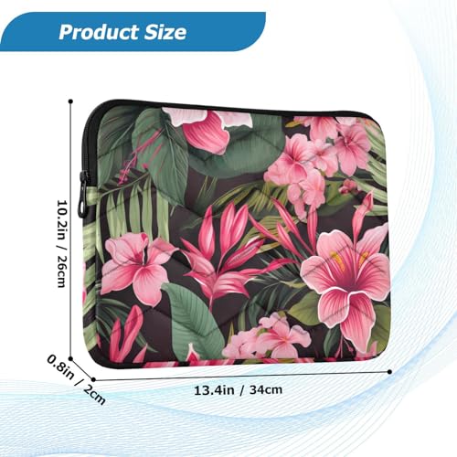 Funda para laptop 13-14 pulgadas Tropical Flowers miniatura 3