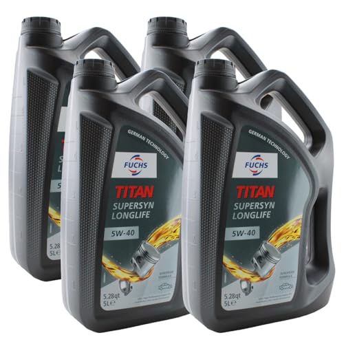 Aceite de motor Fuchs 20 litros SAE 5W-40 (4 x 5L)