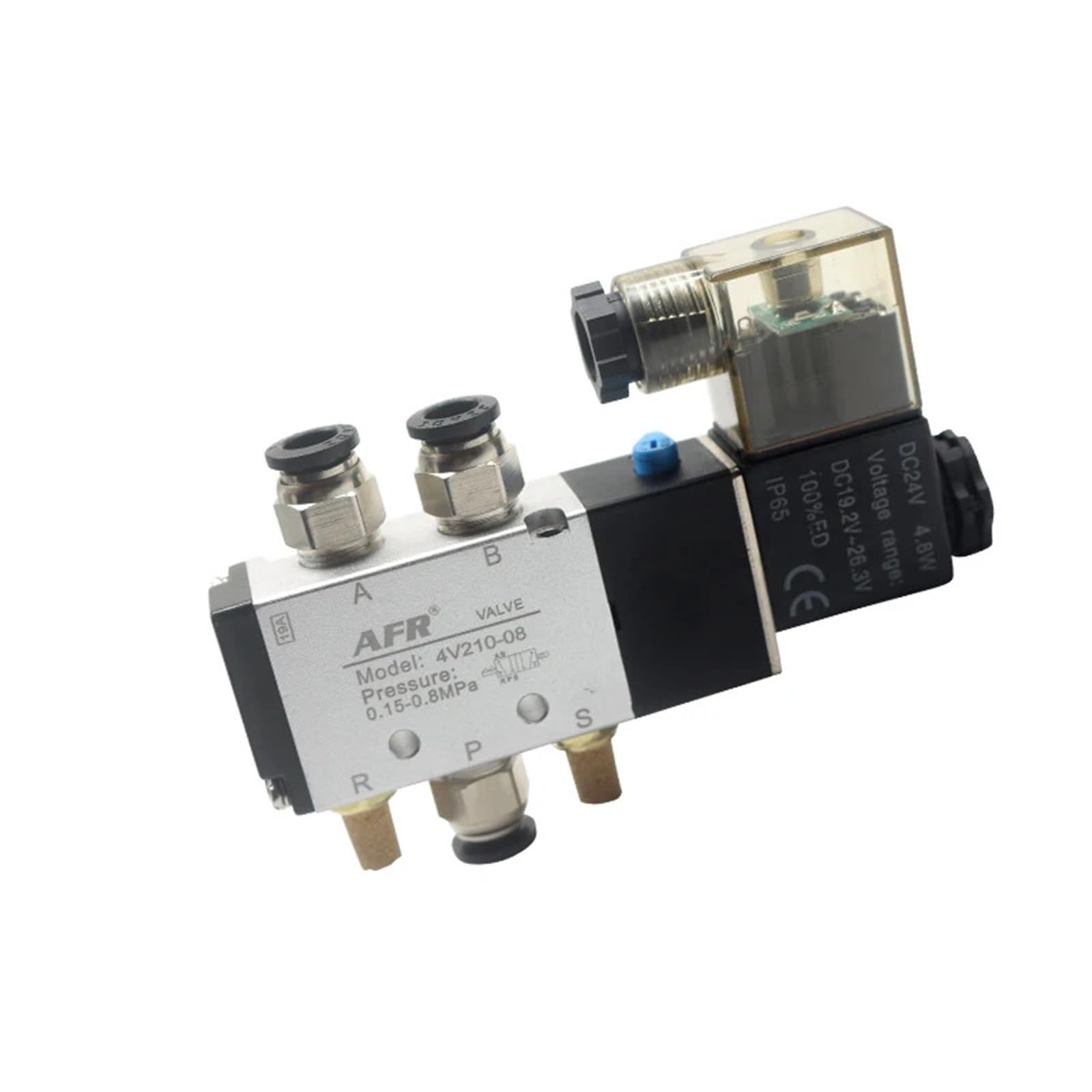 CHULKJFX 4V310-15 2 Position 5 Way 4V310-10 12V 24V 110V 220V air Valve Pneumatic Valve Air Solenoid Valve Electric Magnet Valve(AC380V)