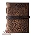 Produktbild Handmade Leather Journal Butterfly Flower Embossed Deckle Edge Vintage Paper Writing Diary Office Notebook Handbook Sketchbook 5 x 7 inches for Men and Women