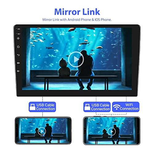 Image of Modorwy TS7 9inch Universal Car Android System | OS 13 Double Din Stereo | 2GB RAM 32GB ROM | IPS HD Touchscreen | Inbuilt Bluetooth /WiFi | Mirror Link /Split Screen GPS Navigation Multimedia Player