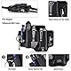 VIPERADE PJ36 Multitool Scheide Lederscheide,EDC Taschen Organizer für Herren für Leatherman Multitool,Taschenlampenhalter und Stifthalter,EDC Gürtel Organizer mit Schlüsselhalter (Schwarz)