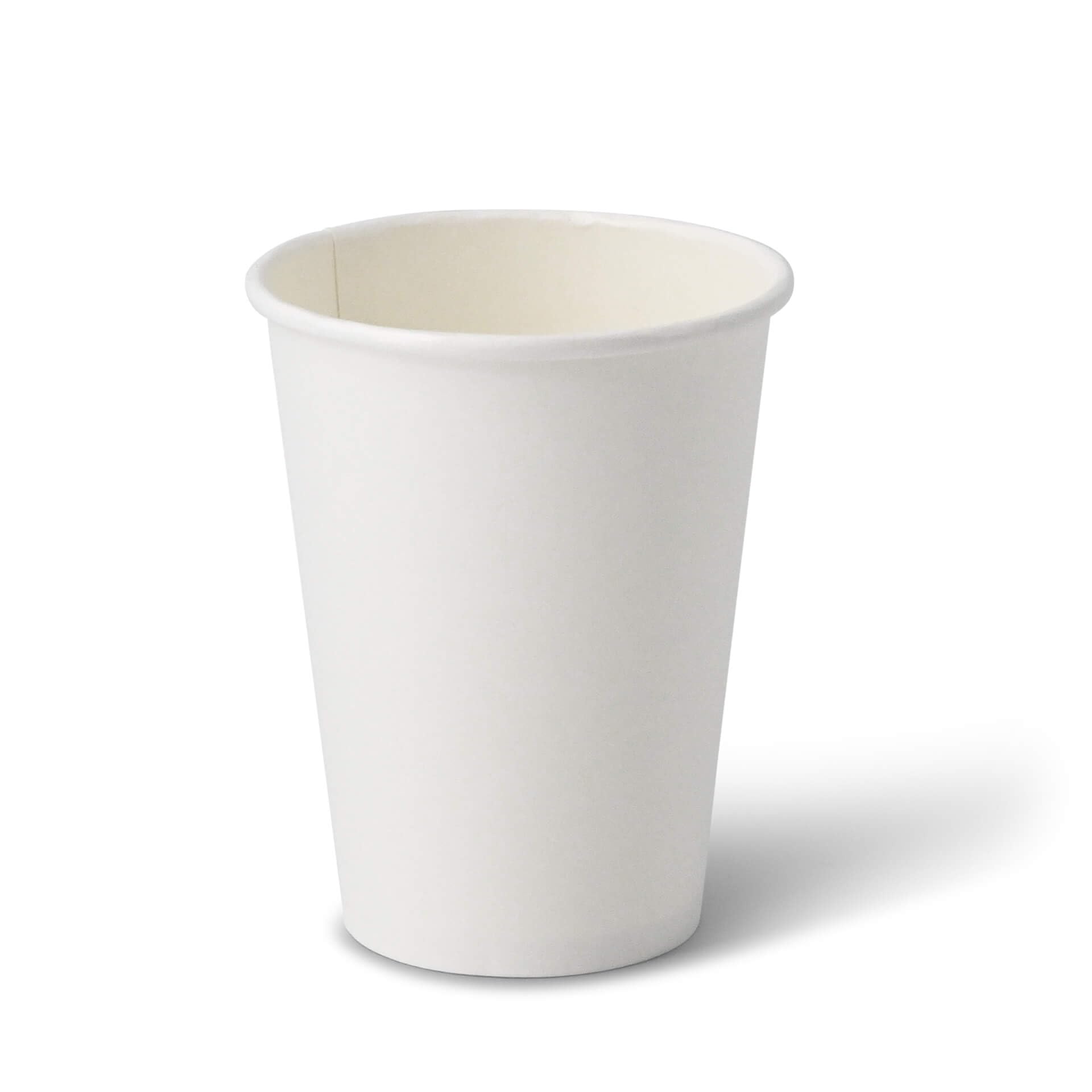 BIOZOYG 1000x bicchierini caffè 300 ml / 12 oz, Ø 90 mm bianco - bicchieri carta senza plastica e con materiali sostenibili - bicchierini caffe carta