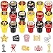 Qilery 60 Pcs Movie Night Party Favors Movie Night Stampers for Kids Movie Night Birthday Party Supplies Goody Bag Stuffer Filler Toddler Friends Theme Favors Decorations Class Prizes