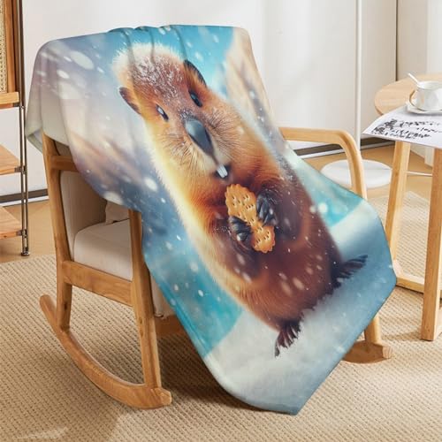 Manta para sofá de hámster mullida ideal para tardes de cine en invierno 5
