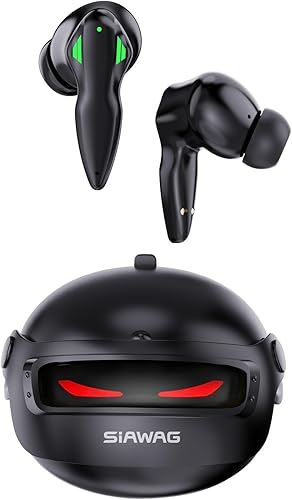 Auriculares inalámbricos Bluetooth 5.4 35H estéreo de graves profundos con ruido ENC Call Cool Gaming Bluetooth auriculares con 25 ms, IP5 modo dual