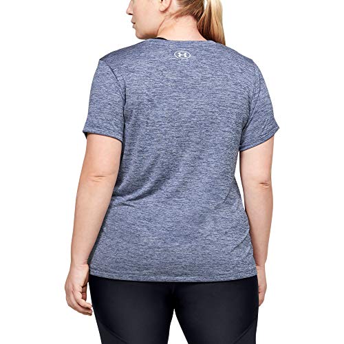 Image of Under Armour Plus Size Tech Solid Short Sleeve V-Neck