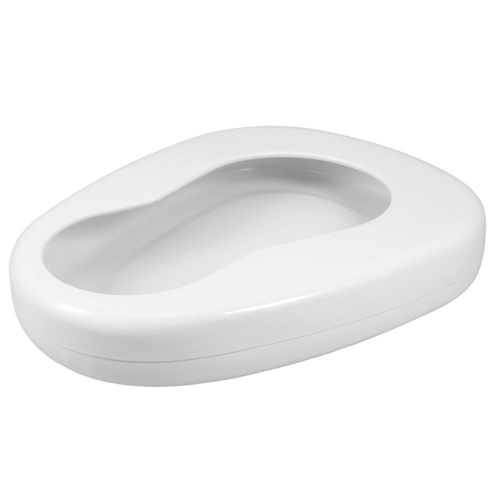 GALPADA Padella Smaltata per Anziani Allettati Padella Portatile da Accanto al Letto Comoda Soluzione Notturna per Donne e Uomini