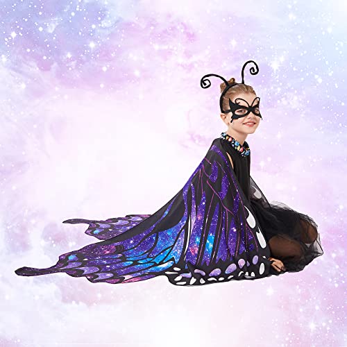 Disfraz de Mariposa Halloween para Niñas con Capa y Antena miniatura 5