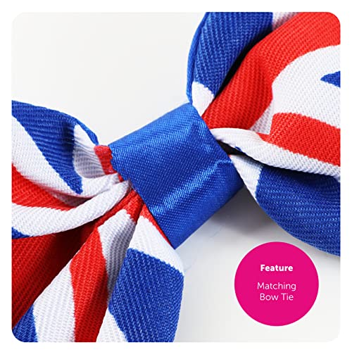 Union Jack Waistcoat and Bowtie, XX-Large, Waistcoat with Union Jack Print and Matching Bowtie, King's, VE Day - Image 4