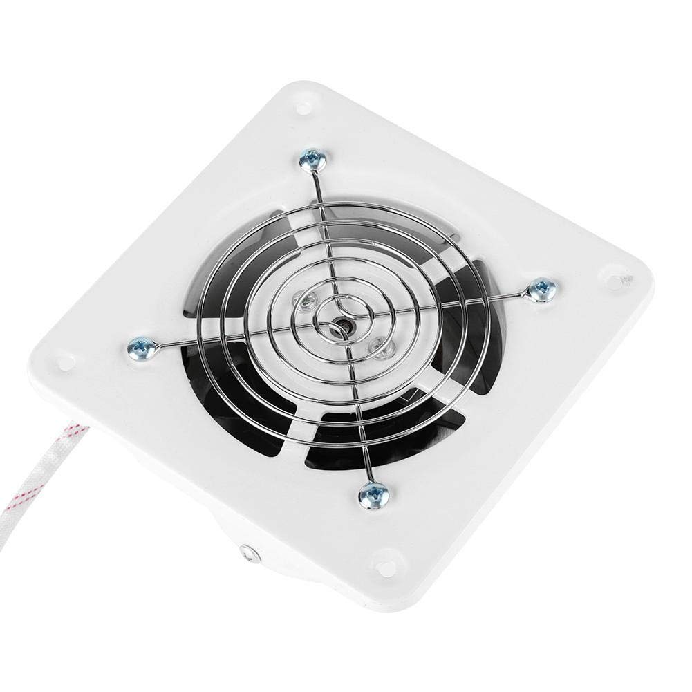 Acogedor Ventola di scarico da 10,2 cm, 25 W, 220 V, da parete, per finestra, super silenziosa, per casa, bagno, garage, ventilazione