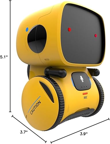Miniatura 6 de REMOKING Juguete robot , juguetes educativos robótica para niños, baila, canta, habla como tú, con grabadora, control de voz y toque, regalos para