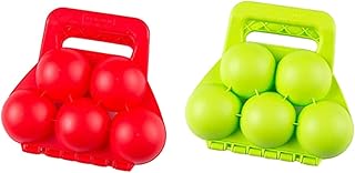 Garneck 2 Pçs Brinquedos De Neve Para Crianças Brinquedos De Neve Ao Ar Livre Brinquedos De Praia Para Crianças Bola De Neve Scooper Brinquedo De Areia De Praia Fabricante De Gelo