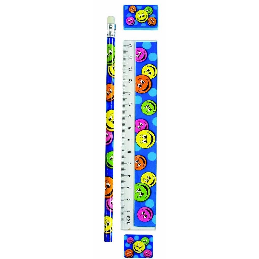 Playwrite Happy Face 4 Piece Stationery Set