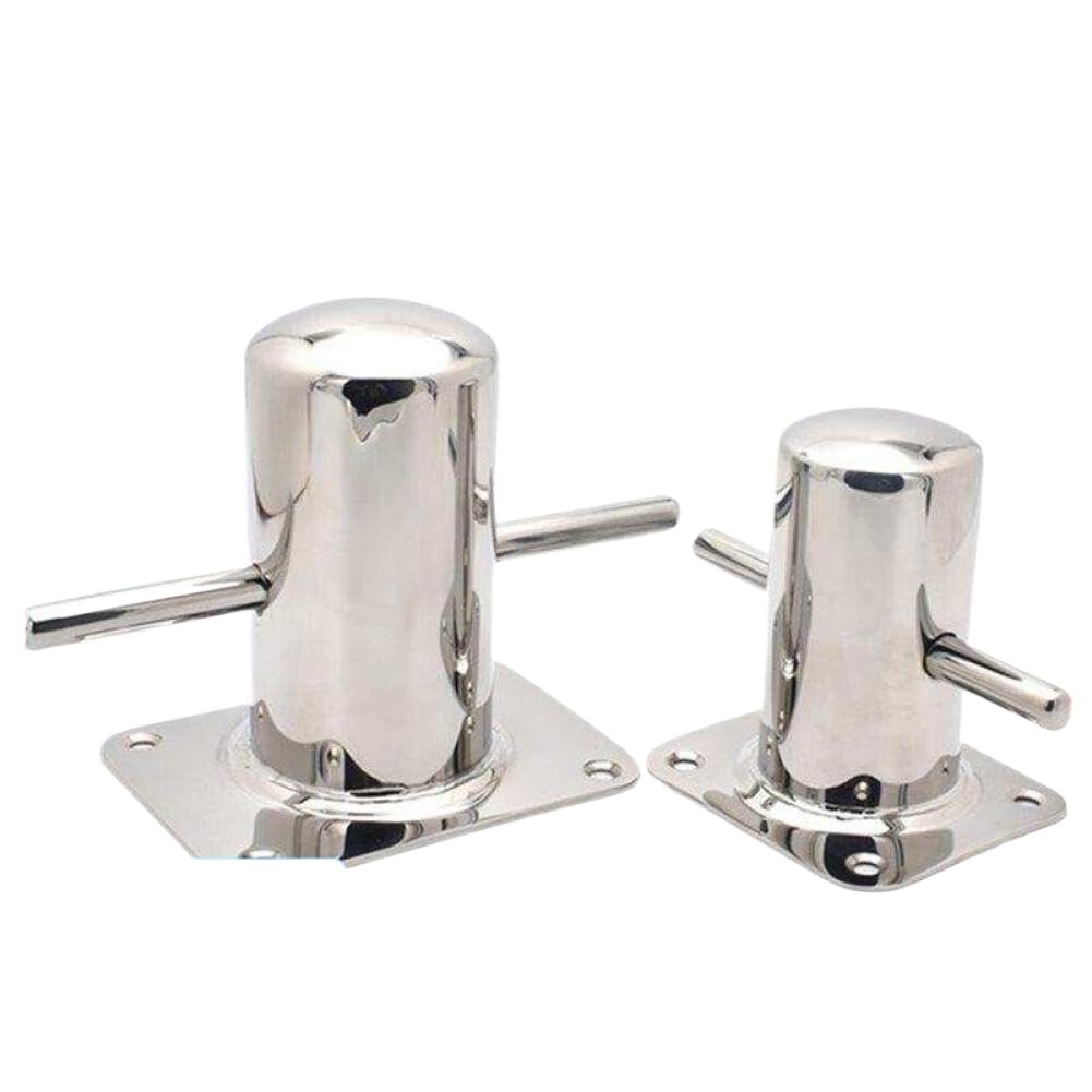 Bitta di ormeggio Singola per Bitta per carichi Pesanti in Acciaio Inossidabile 90MM 120MM Accessori marini 2 Pezzi