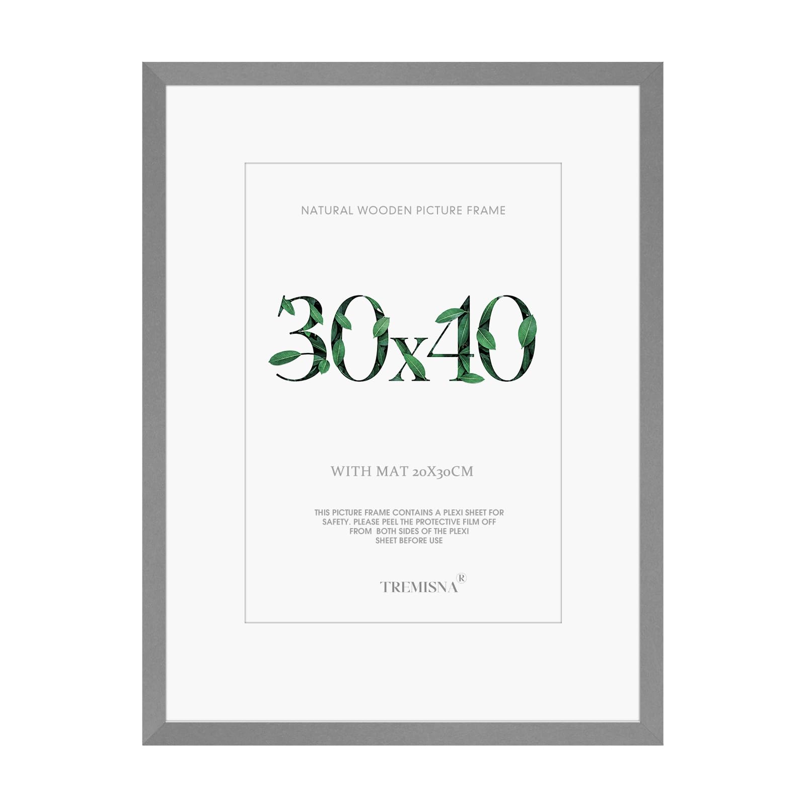1x 30x40 Picture Frame,Fits A4 Photo with Mat or 30x40 Photo without Mat — image 1