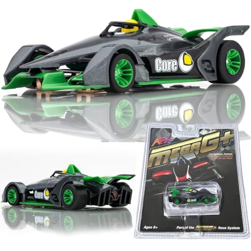 AFX 22064 Mega-G+ Formula N #3 Silver/Green HO Slot Car