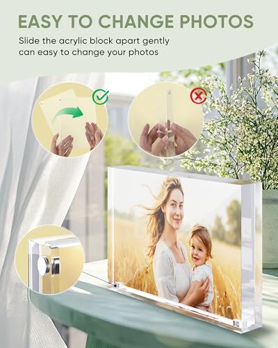 Z-STRALINK 5x7 Acrylic Picture Frames 3 Pack - image 4