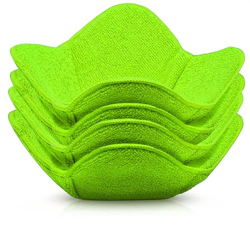 Comparison: Best Microwave For Your Money 6 Microwave Bowl Cozies Warmers Food Microfiber Heat Resistant Food Warmer Set Microwave Safe Hot and Cold Bowls Holder Without Burning Your Hands Set of 4 Microwave Bowl Holders (Green)