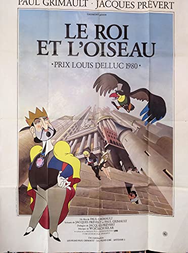 Paul Grimault - Le Roi et l'Oiseau - 1980 - Affiche de cinéma - 120 x 160 cm