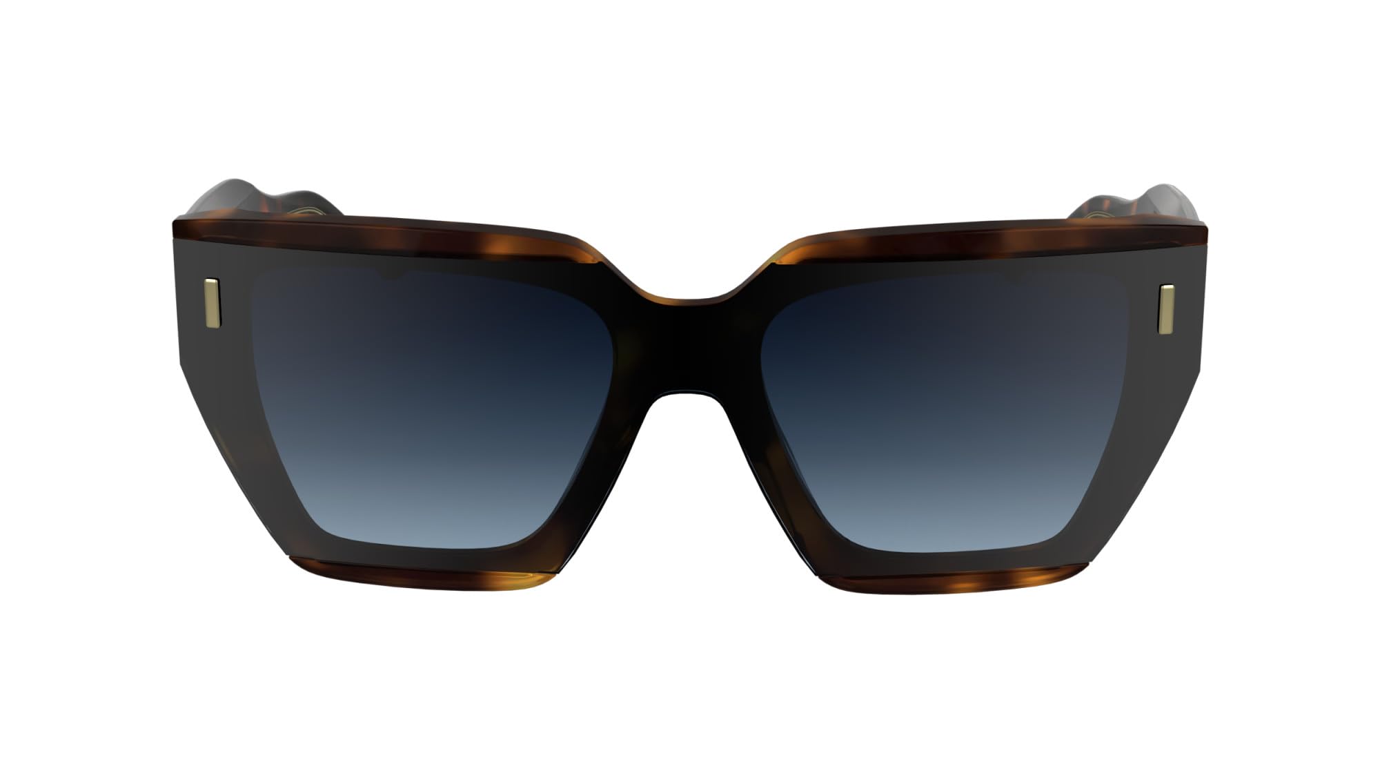 Calvin Klein Women's Sunglasses CK24533S - Havana with Gradient Blue Lens