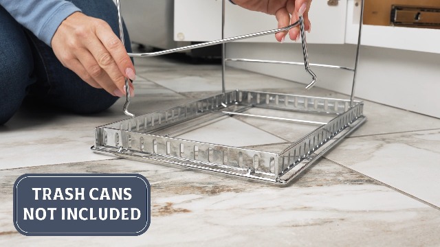 Amazon.com: HOLDN' STORAGE Pull Out Trash Can Under Cabinet