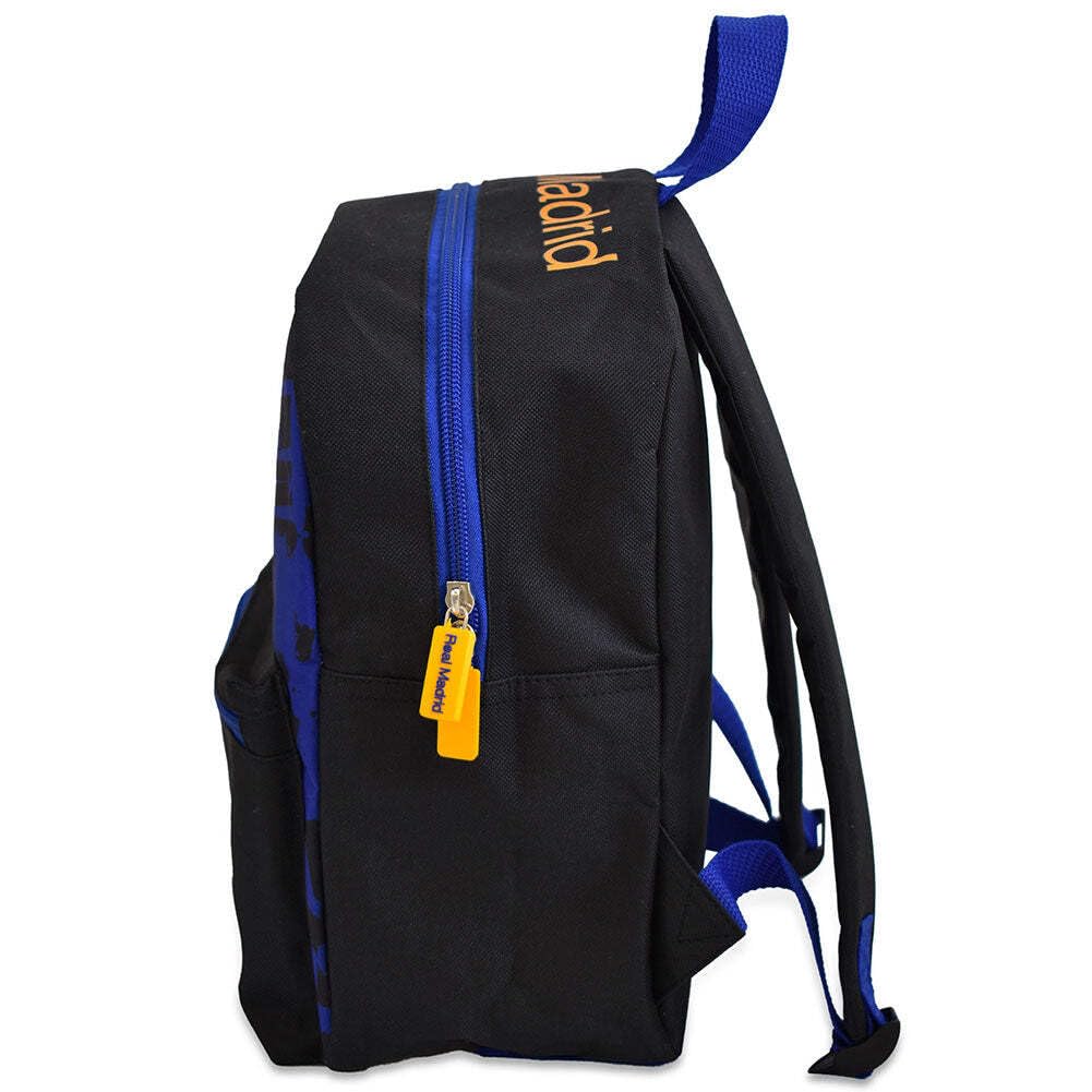 Hy-Pro Mochila con licencia oficial del Real Madrid CF, pequeña, ligera, mercancía del Real Madrid, gran idea de regalo de fútbol