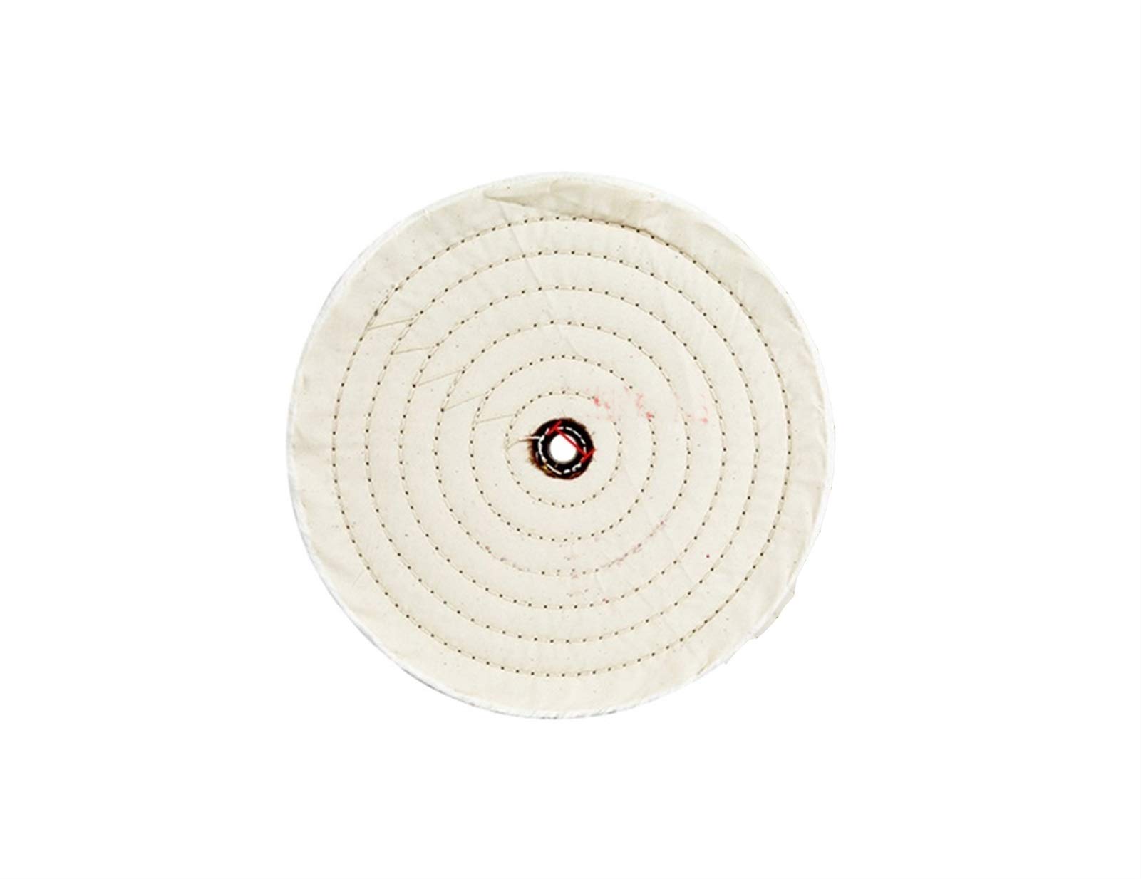 50-300mm Wit Katoen Lint Doek Polijstschijf Goud Zilver Sieraden Spiegel Polijstschijf 50 Lagen ( Color : Inner hole 12mm , Size : 7 inch 175mm