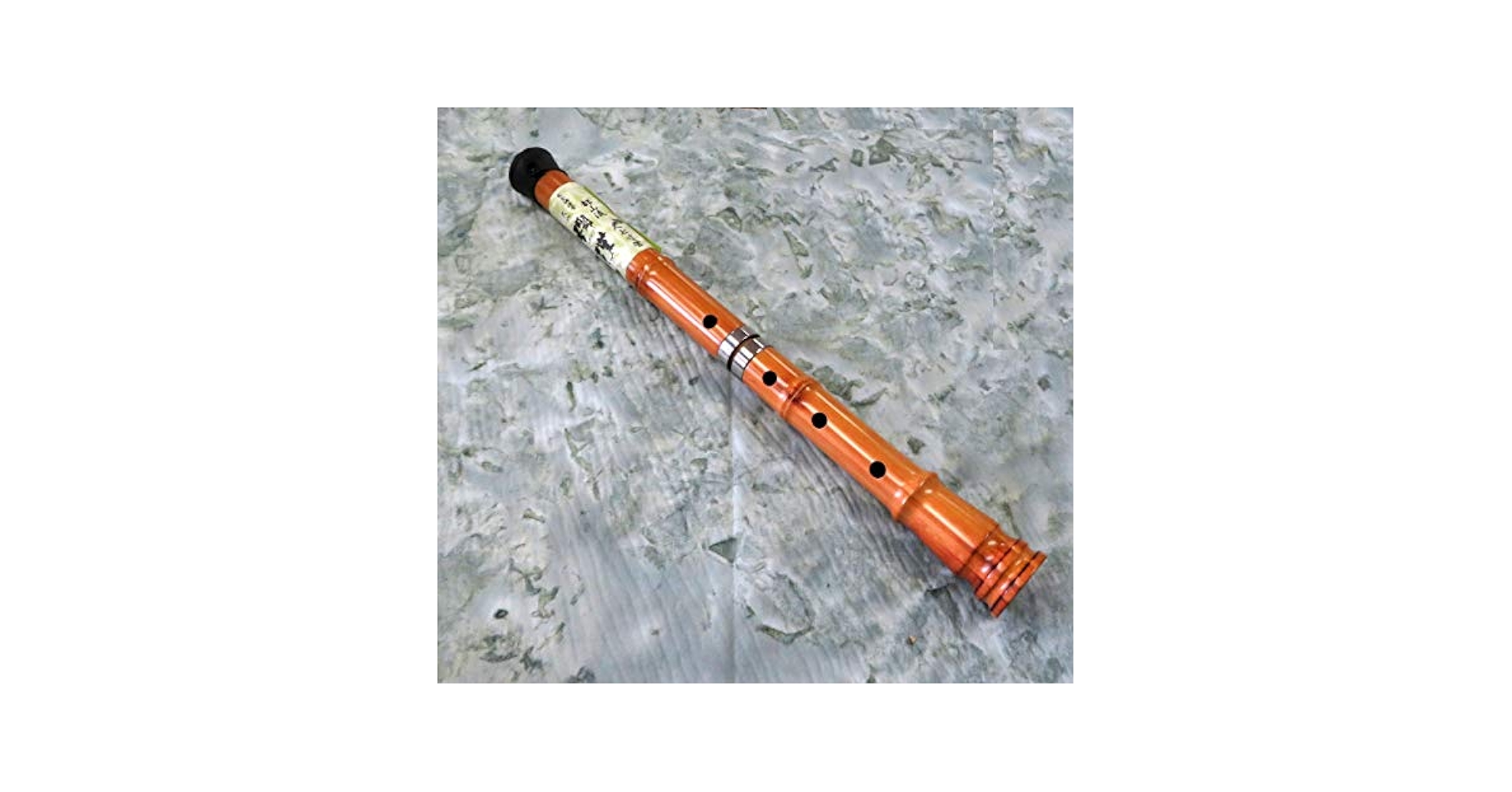 Amazon | 尺八 胡蝶 都山流 0103 合竹 1.7尺 胴金白 D#管 (送料