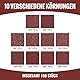 WORKPRO 150 Stück Schleifpapier 125mm Klett Schleifscheiben, Schleifblätter Körnung 60/80/100/150/180/240/320/400/600, 8 Loch Rund für Exzenterschleifer