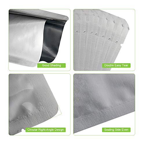 10 Pack Large Mylar Bags,Gallon recloseable Bag for Long Term Emergency Food Storage, Self Sealing Storage Supplies 24''*19''