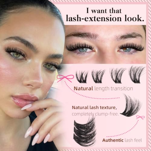 Image of Goddvenus Filter Lash Clusters Russian Volume Eyelashes Clusters