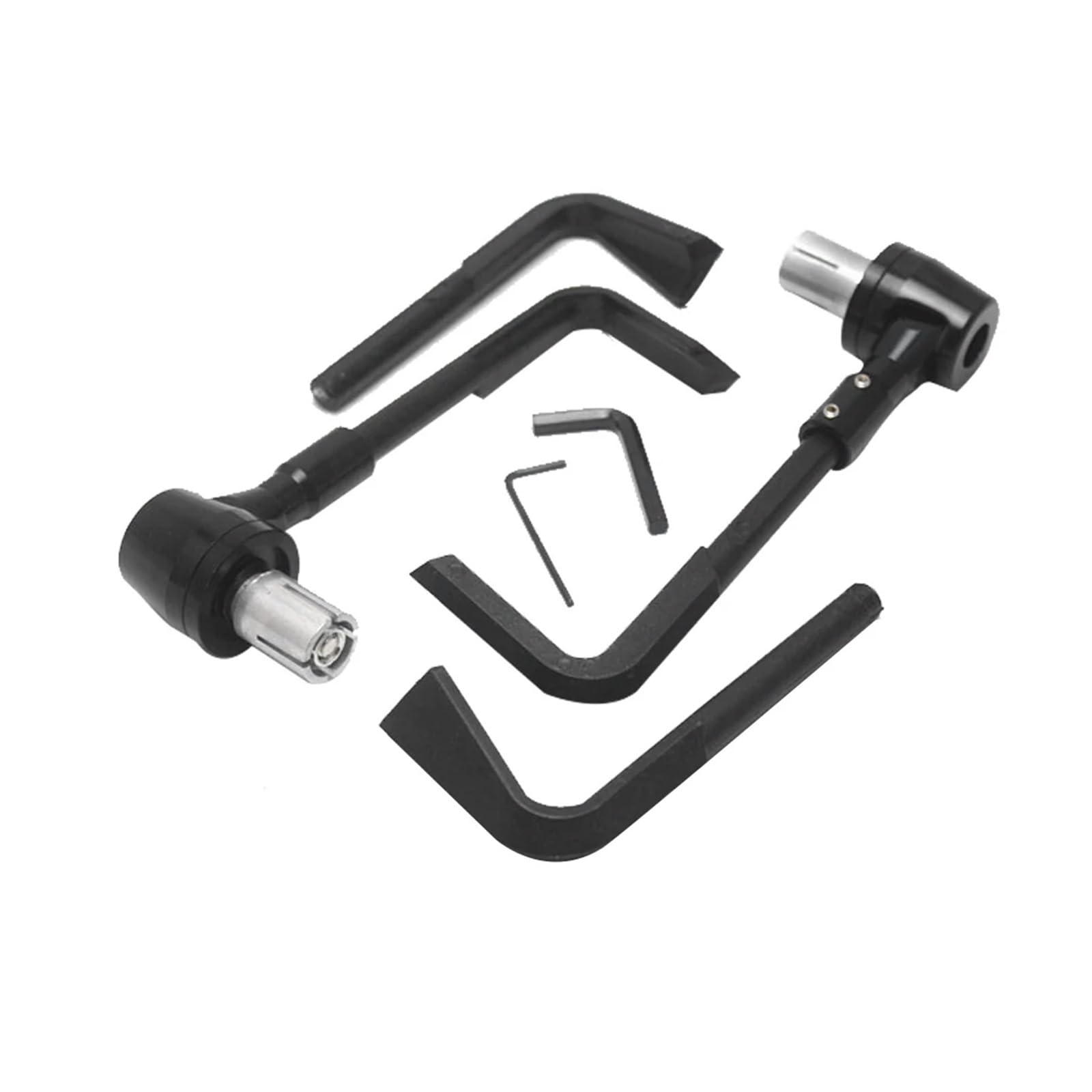 DOYUBVCW Motorcycle Lever Guards Handgrip 22mm Motorcycle Adjustable Brake Clutch Levers Protector Brush Proguard Guard Protect General Purpose Replacement Kit