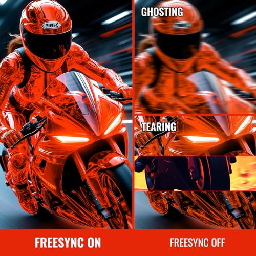 SANSUI Gaming Monitor, 24 Inch 200Hz 180Hz, FHD 1080P 1ms 110% sRGB Computer Monitor, HDMI DP Ports VESA Support for Game Office (HDMI Cable Included) - Image 6