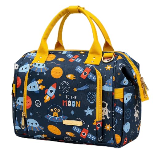 Image of StarAndDaisy Diaper Bag /Diaper Bags for Mom with Light Weight and Potable Design /Multi Compartments, Waterproof Baby Bag with Ultra Soft Fabric.