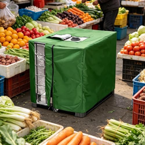 Housse imperméable Oxford avec fenêtre pour jardin