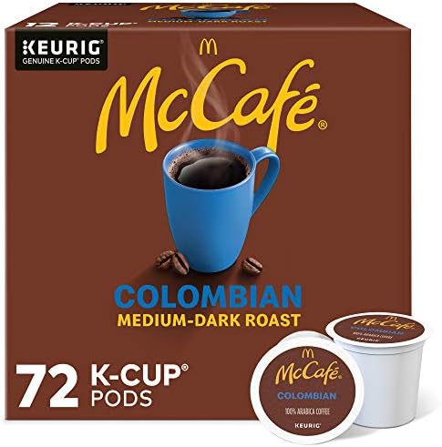 McCafe Colombian Coffee K-Cup Pods, 4.12 Ounce (Pack of 6)