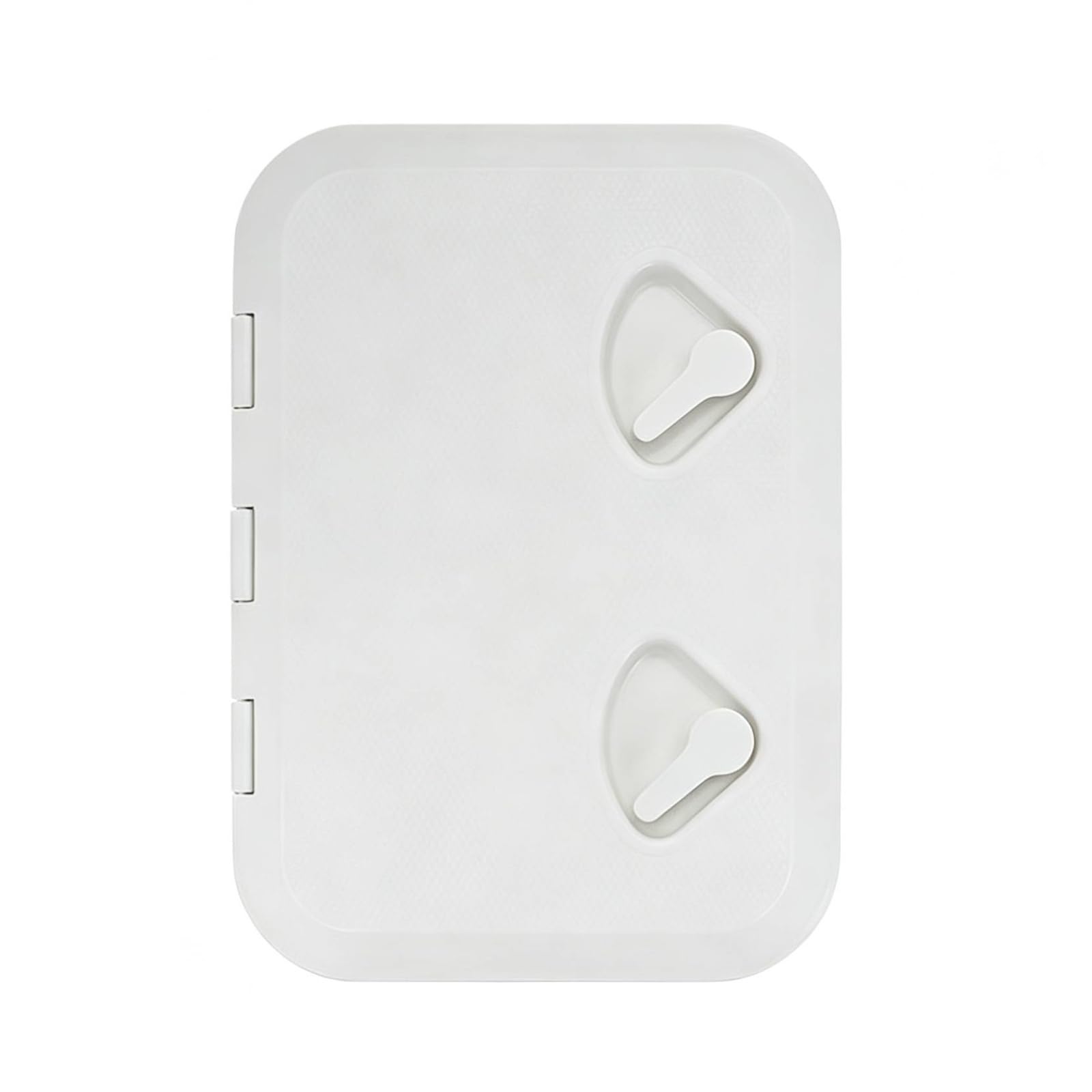 Sportello per Copertura di Alloggiamento Nautico con Coperchio Incernierato E Maniglia di Chiusura per Barche con Superficie Ruvida per Uso Professionale, Bianco, 315 440mm