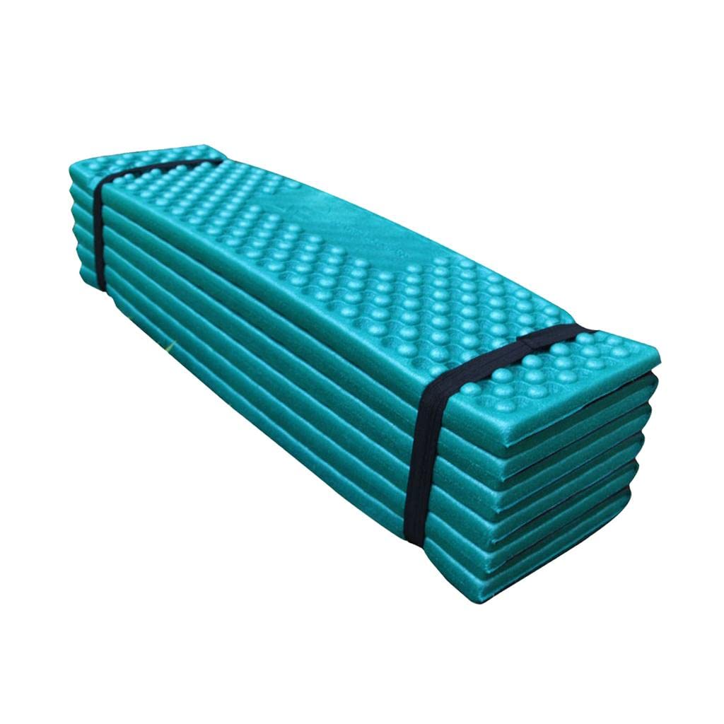 Tapis de Plage et de Couchage Portable et Pliable en Mousse, Imperméable et, Vert, 190x56cm