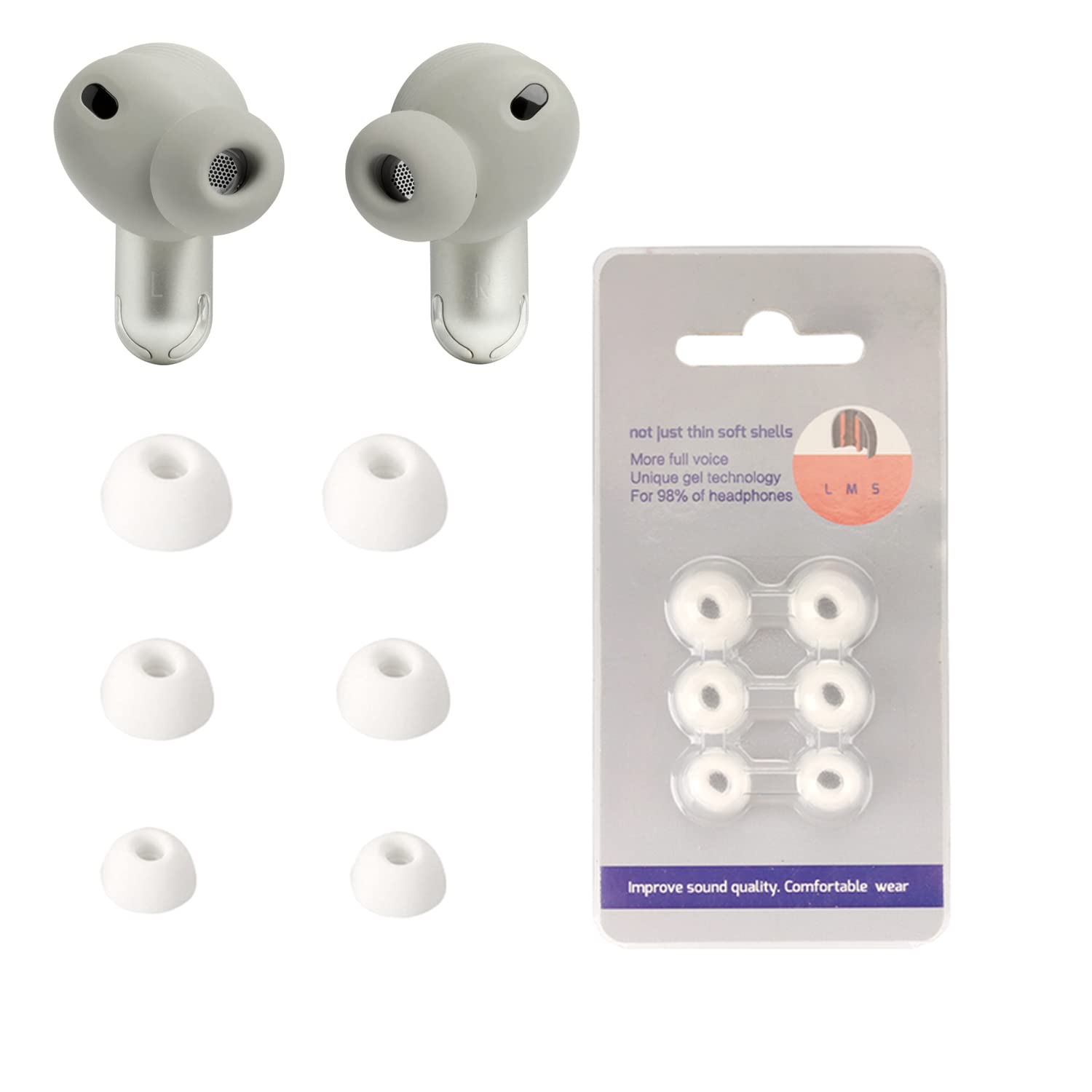 Amazon | [HUKWIMO]JBL イヤーチップ シリコン素材 交換用シリコン耳栓